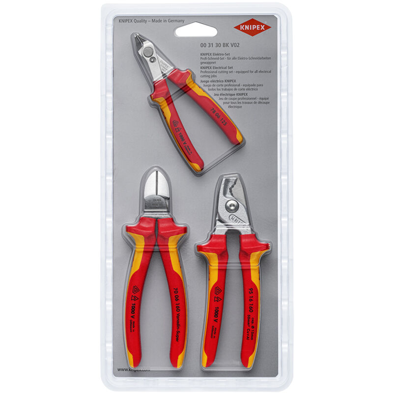 Knipex Super-Knips® 00 31 30 BK V02 Jeu de pinces