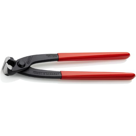 Knipex Tenaglia (Pinza per Ferraioli e Cementisti) Bonderizzata Nera, Rivestiti in Resina Sintetica 220 Mm 99 01 220