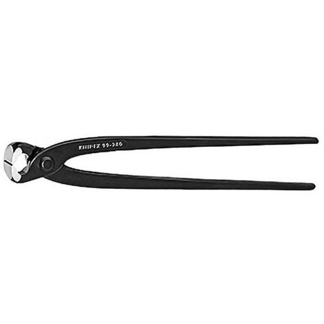 KNIPEX tenaza ferralla rusa 99-00-300 , Tenaza armador rusa 99 00 300 de acero templado. Para torcer y cortar cable en una sola operación. - Tamaño 300mm. - Color negro con cabeza