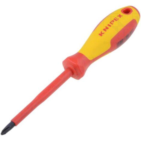 KNIPEX - Tournevis isole cruciforme PH2