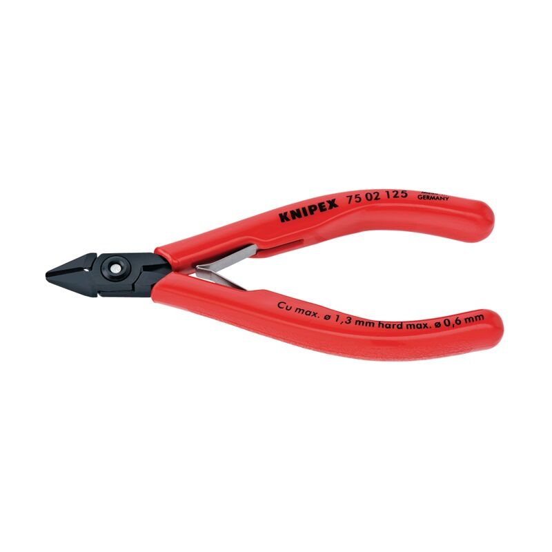 Image of Knipex Cutter laterale elettronico L.125mm Forma 1 Facet Sì Knipex 7512125