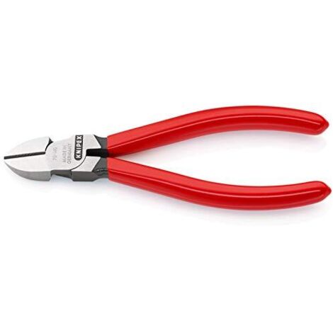 Knipex Tronchese Laterale per Meccanica Bonderizzata Nera, Rivestiti in Resina Sintetica 140 Mm 70 01 140