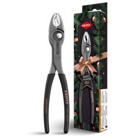 KNIPEX TwinGrip schwarz atramentiert, mit rutschhemmendem Kunststoff 200 mm
