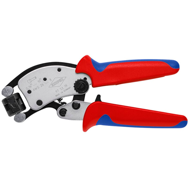 Knipex Twistor® T Crimpzange mit Trapezcrimp 97 53 19 Pince à sertir X582612