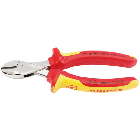 Knipex VDE 'X CUT' High Leverage Diagonal Side Cutters (25885)