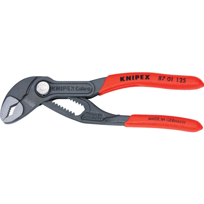 Image of Knipex - Wasserpumpenzange Cobra 87 01 125 Kunststoff überz., atramentiert, 125 mm