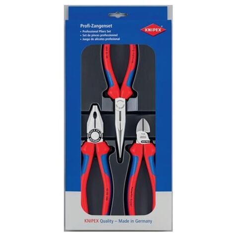 Knipex Zangensatz Montage-Paket 3-tlg. im Kunststoff-Tiefziehteil