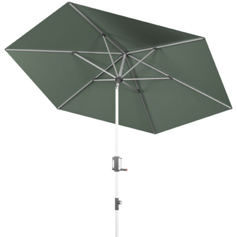 KNIRPS APOLL 290 cm rund Balkonschirm 7 Farbvarianten Sonnenschirm 600 Aloe