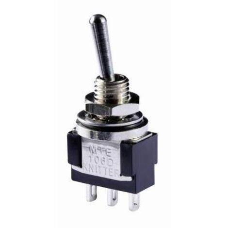 Knitter-Switch MTE 106G MTE 106G Interruttore a levetta 250 V/AC 3 A 1x (On) / Off / (On) IP67 Momentaneo / 0 / Momenta