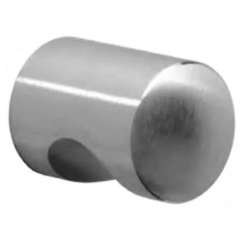Didheya Türknopf rund Edelstahl matt 20 mm