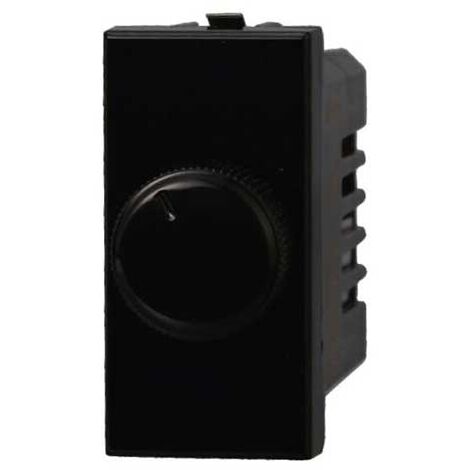 Knopfdimmer kompatible Bticino Axolute für ohmsche Lasten 100W-1000W schwarz Farbe Ettroit AN1301