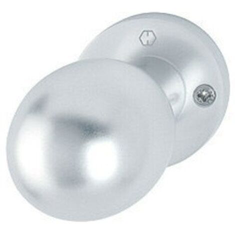 Knopfrosette 50/11 Aluminium F1 Aufnahme M12 Kugelknopf