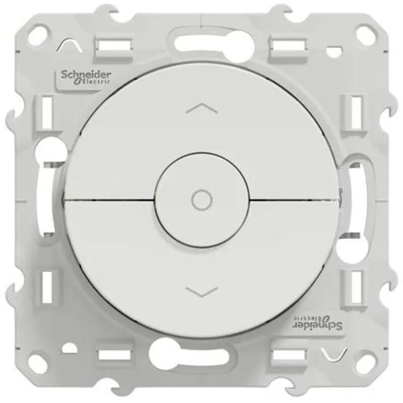 Schneider Electric Wandtaster Odace weiß 3 Tasten Rollladen