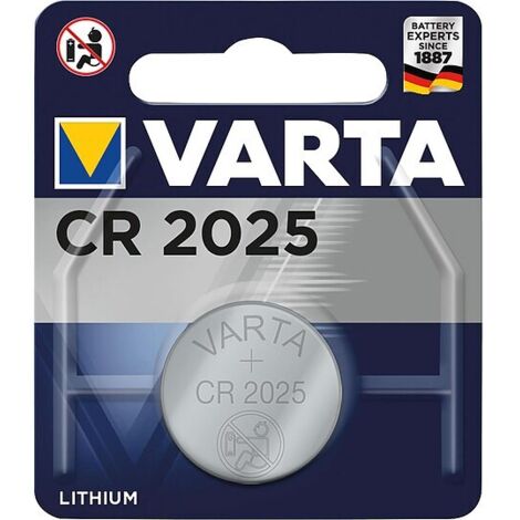 Knopfzelle Varta Lithium CR2025 - 1 Stk - 3V