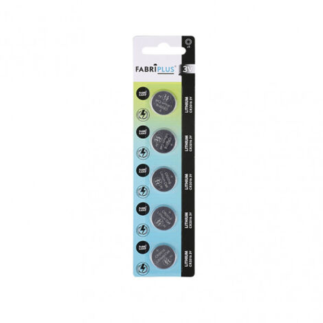 Knopfzellenbatterie cr2016 3v fabriplus lithium 20x5x0,4 cm