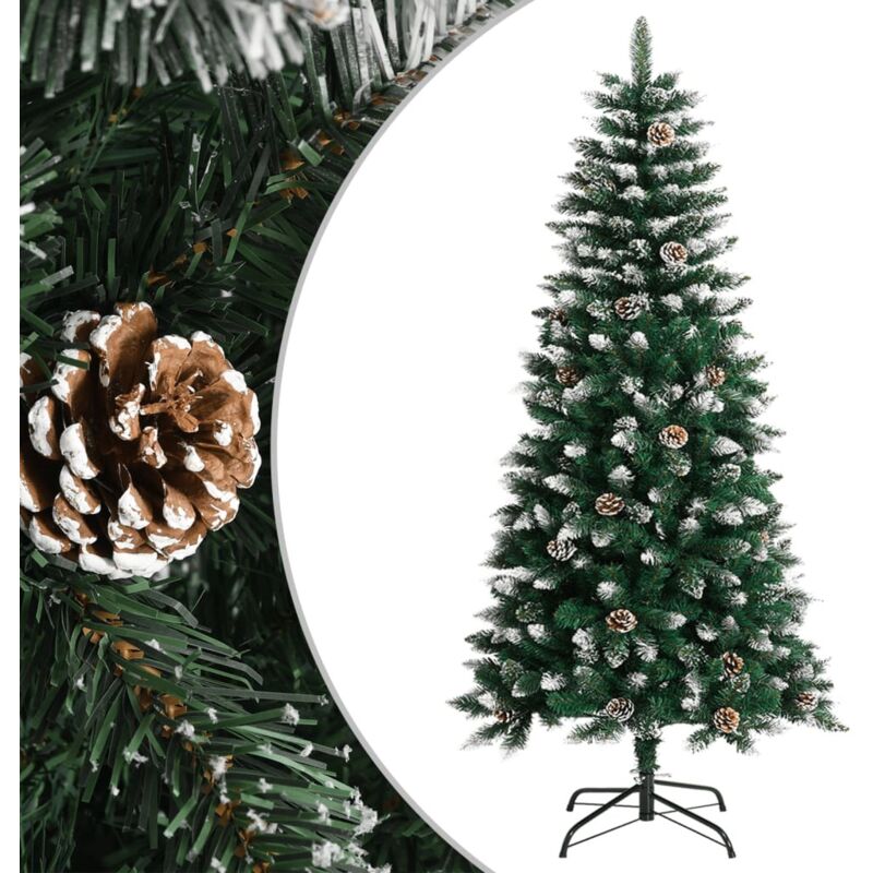 Künstlicher Weihnachtsbaum Mit Ständer Grün 120 Cm Pvc Vidaxl