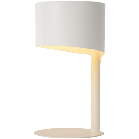 KNULLE Lampe de tab.-Blanc-Ø15