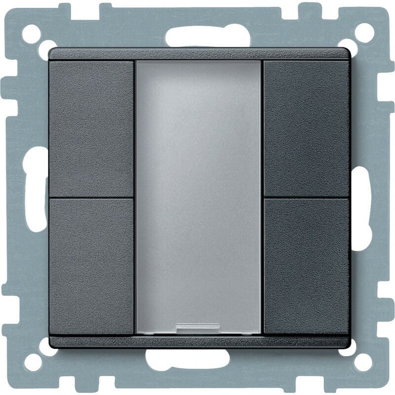 Schneider Electric - knx M-Plan - commande multifonction - 4 bp - anthracite (MTN627614)