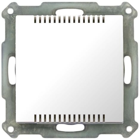 KNX Raumtemperaturregler, 1fach, UP, Reinweiß glänzend -