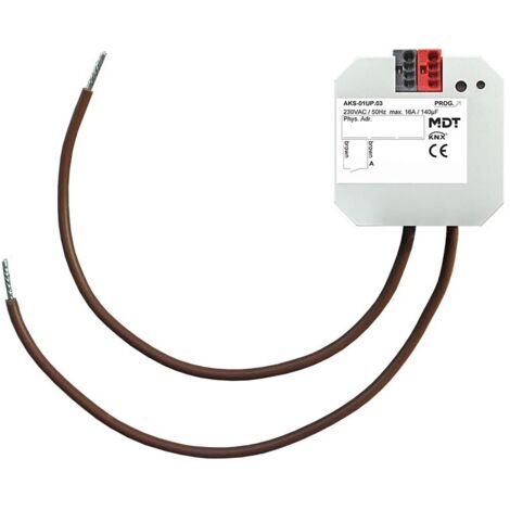 KNX Schaltaktor 1-fach UP, 16 A, 230 V AC AKS-01UP.03