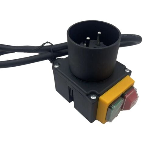 TLILY KOA7 250 V 12A Machine à Fendre le Bois avec Interrupteur Bouton Électromagnétique HCK3T de Découpe Bûches