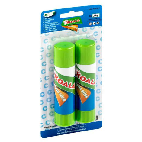 Koala Colla Stick CF2 21g Atossica Inodore Senza Solventi 2 Pezzi