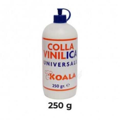 Koala Colla Vinilica 250 gr Trasparente Asciugatura Rapida Resistente all'Acqua