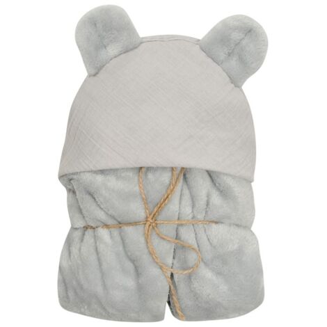 KOALA-MUSLIN-Decke mit Kapuze, 95x95