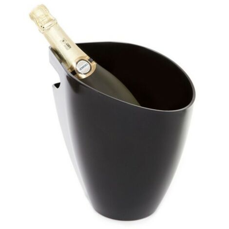 Koala Spain Nature Secchio Vino, Acrilico, Nero, 1 o 2 botellas