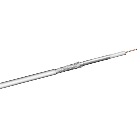 Koaxialkabel-TV-Antenne CCS  WHITE (50m.)