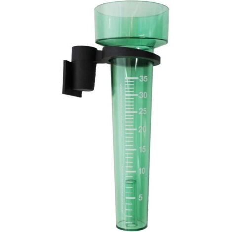 Koch Pluviomètre (L), Vert/Transparent avec Support