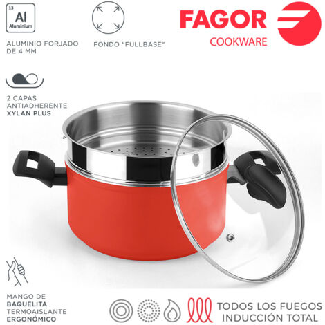 Kochgerät fagor Dampfgerät rot 20 cm