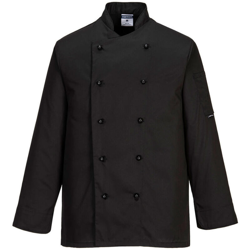 Portwest Kochjacke C834-somerset Schwarz Xxl