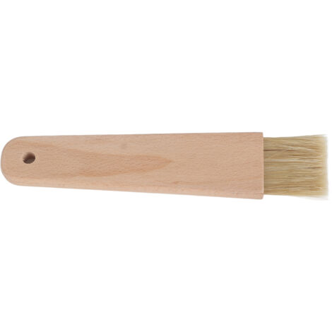 Kochpinsel aus Holz für Grill, Gebäck und Öl (flacher Griff)