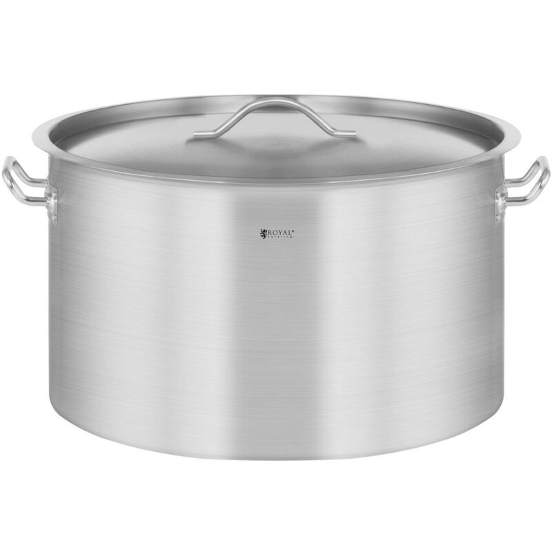Royal Catering Gastronorm-topf Mit Deckel, Edelstahl, Für Induktionsherd, 44 L