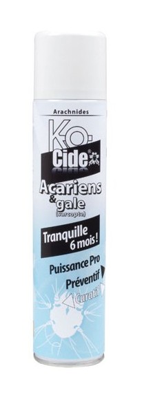 Kocide - Insecticide aérosol anti-acariens - 300 mL