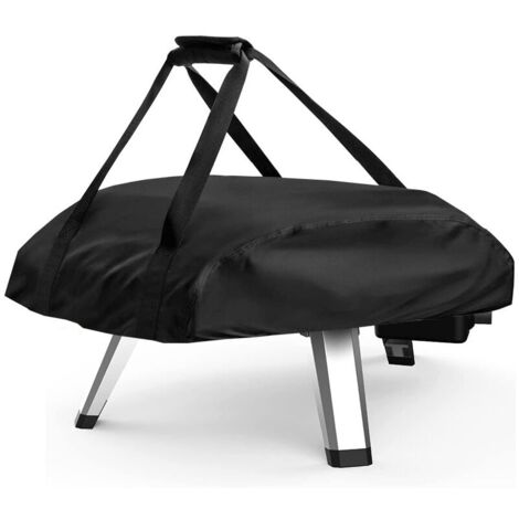 KODA 16 3023,58,5 pulgadas cubierta para horno de Pizza impermeable tela Oxford resistente a la intemperie cubierta para horno de Pizza negro