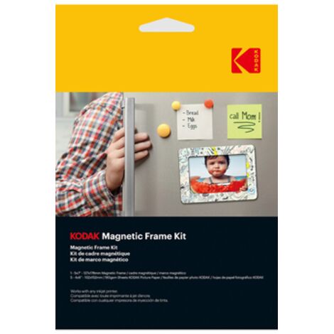 Kodak Cadre Magnétique Transparent 10x15 cm avec Papier Photo
