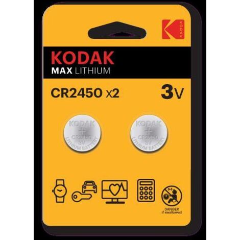 Kodak CR2450 Pile à usage unique Lithium