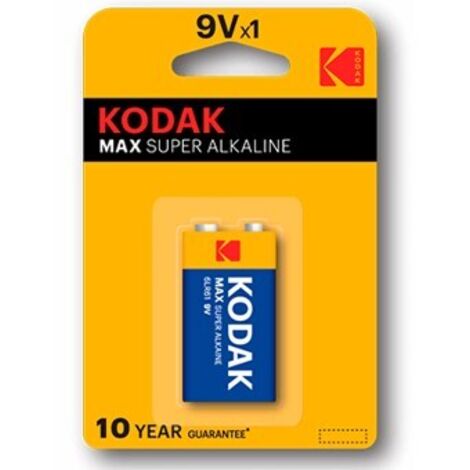 KODAK - MAX PILA ALCALINA 9V LR61 BLISTER