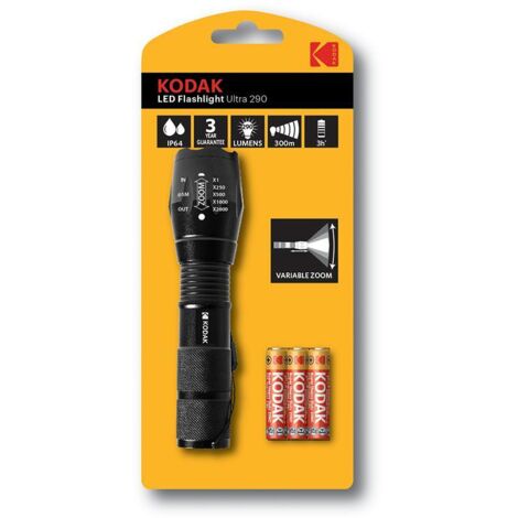 KODAK TORCIA LED 290 LUMEN 5W FLASHLIGHT ULTRA 30418363