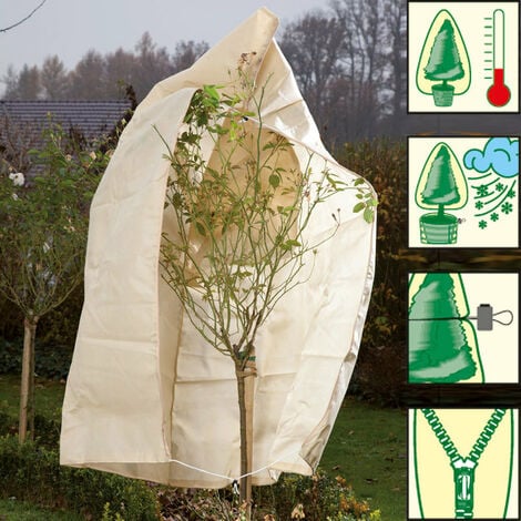 Vlieshaube,100gr.Kälteschutz 240x200cm Kübelpflanzen-Sack "Jumbo" grün 