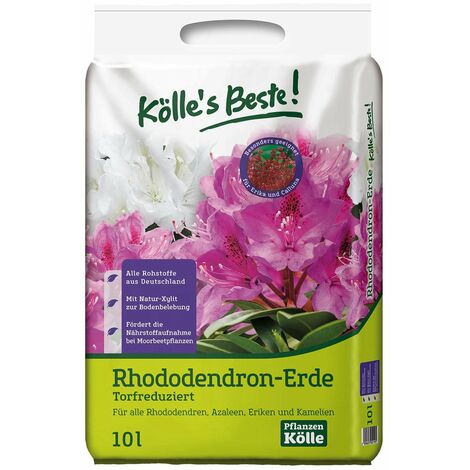 Kölle's Beste Rhododendronerde torfreduziert 10 l mit Tragegriff