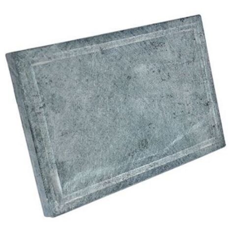 Koem pierre ollaire naturelle de remplacement 20x30 cm pour plaque de cuisson 2 cm d'e'paisseur lave-barbecue Grigio 20x30 cm