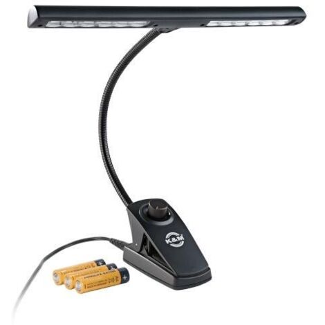 König & Meyer 12295 Lampe de bureau noire LED