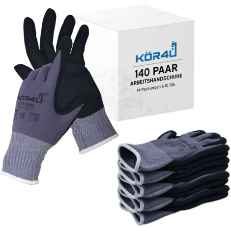kör4u Arbeitshandschuhe Elite 1000, Nitril-Beschichtung, Größe 11 (2XL), 140 Paar