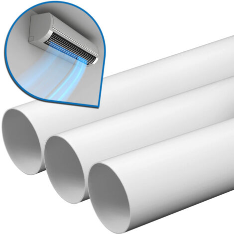kör4u Lüftungsrohr Ø 150 mm weiß 100 cm