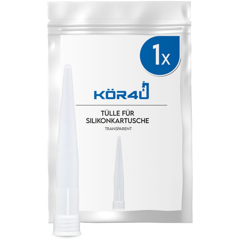 kör4u Tülle für Silikonkartusche transparent 1 Stück
