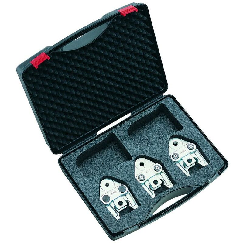 Koffer mit VIRAX-Presszangen für die Modelle P10, P22+,P25+ und P30+ Profil H: Mehrschichtrohr - 990113