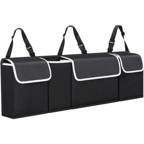 Kofferraum-Aufbewahrung, Auto-Zubehör-Organizer für den Innenraum, wasserdichter Auto-Aufbewahrungs-Organizer aus Oxford-Stoff mit 4 Taschen